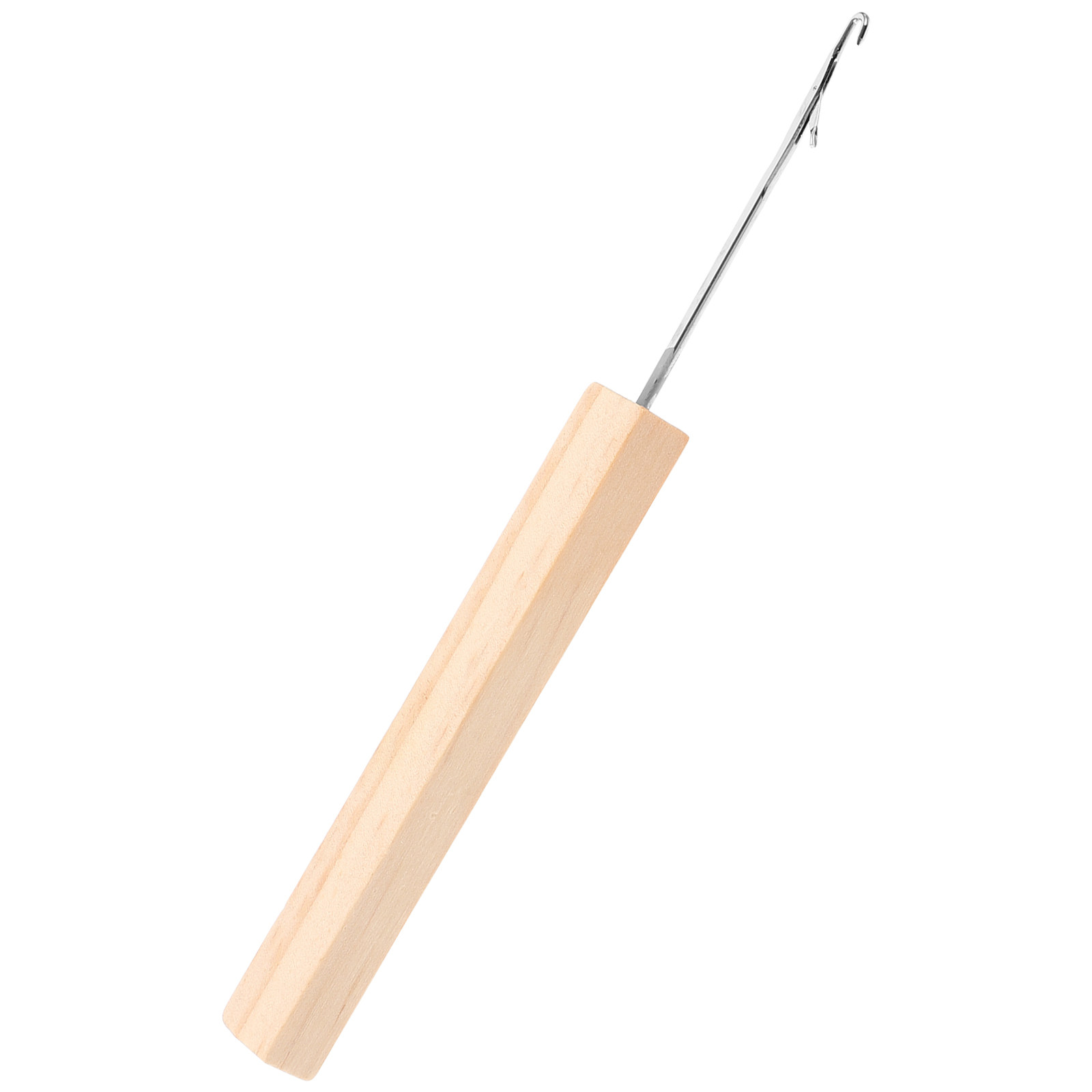 Wooden Crochet Hooks Ergonomic Handle - ชุดเข็มโครเชต์มืออาชีพ ด้ามจับโลหะและไม้ ออกแบบตามหลักสรีรศาสตร์ จับถนัดมือ เรียบลื่น ใช้งานง่าย