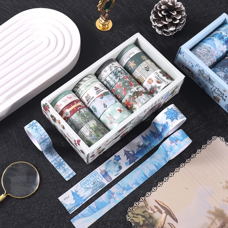 เทปวาชิคริสต์มาสสไตล์วินเทจ 20 - Scrapbooking บทวิจารณ์และราคา